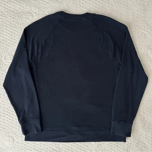 Prana Men's Navy Altitude Tracker Crew Sweatshirt Pullover Large - Picture 5 of 11